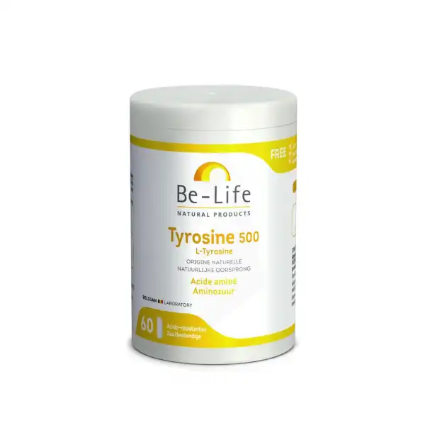 Be-life Tyrosine 500 Gélules B/60