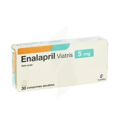Enalapril Viatris 5 Mg, Comprimé Sécable à CHAMPAGNOLE