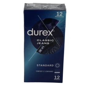 Durex Classic Jeans PrÉservatif LubrifiÉ B/12