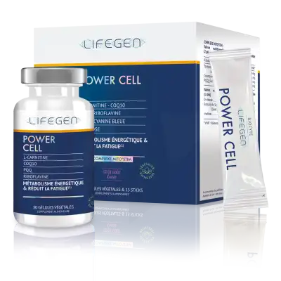 Biocyte Lifegen Powercell 30 Gélules & 15 Sticks à SARROLA-CARCOPINO