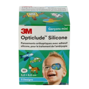 Opticlude Design Boy Pans Orthoptique Silicone Mini 5x6cm B/50