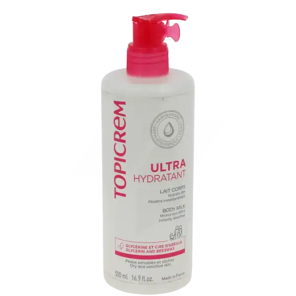 Topicrem Ultra-hydratation Corps Lait Ultra-hydratant Fl Pompe/500ml