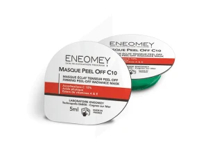 Eneomey Masque Peel Off C10 Masque éclat Tenseur Peel Off 10 Monodoses/5ml