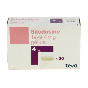 Silodosine Teva 4 Mg, Gélule