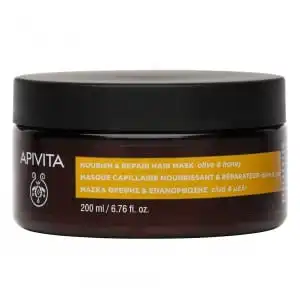 Apivita - Holistic Hair Care Masque Capillaire Nourrissant & Réparateur Avec Olive & Miel 200ml