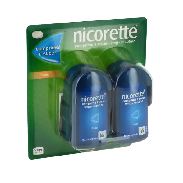 Nicorette Fruits 2 Mg, Comprimé à Sucer