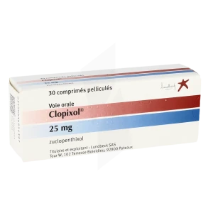 Clopixol 25 Mg, Comprimé Pelliculé