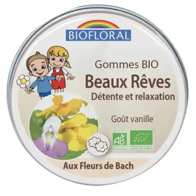Biofloral Fleurs De Bach Beaux Rêves Enfant Gommes Bio Vanille B/45g à SEYNOD