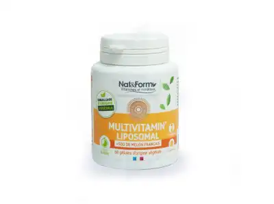 Nat&form Liposomale Multivitamin Liposomal 60 Gélules Végétales à Libourne