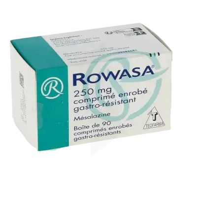 ROWASA 250 mg, comprimé enrobé gastro-résistant