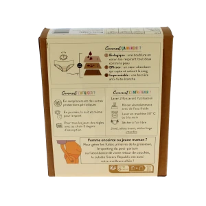 Sisters Republic Ginger Boxer Menstruelle Flux Super Ts