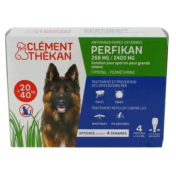 Perfikan 268 Mg/2400 Mg Solution Pour Spot-on Pour Grands Chiens, Solution Pour Spot-on