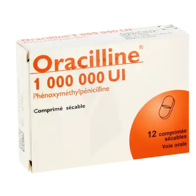 Oracilline 1 000 000 Ui, Comprimé Sécable à Paris