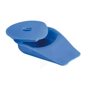 Pharma Ouest Bassin Lit Plastique Confort Avec Couvercle Bleu