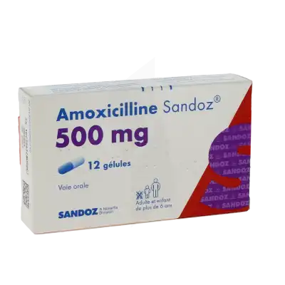 Amoxicilline Sandoz 500 Mg, Gélule à Clermont-Ferrand