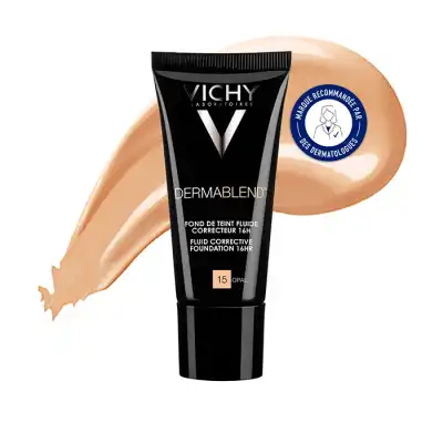 Vichy Dermablend Fond De Teint Fluide Correcteur Teinte N°15 Opal Tube/30ml à Aubervilliers