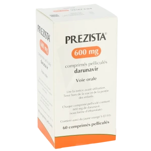 Prezista 600 Mg, Comprimé Pelliculé