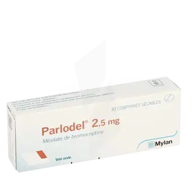 PARLODEL 2,5 mg, comprimé sécable