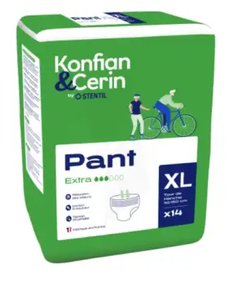 Konfian & Cerin Pant Extra Xl Sachet/14 à Monsempron-Libos