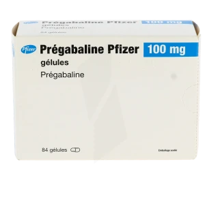 Pregabaline Pfizer 100 Mg, Gélule
