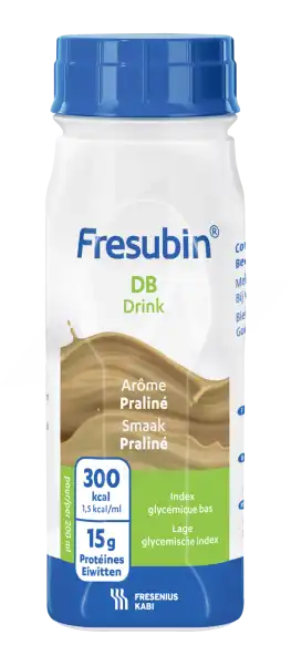 Fresubin Db Drink Nutriment Praliné 4bouteilles /200ml