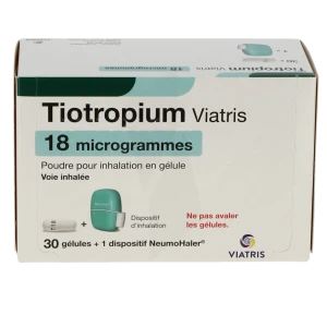 Tiotropium Viatris 18 Microgrammes, Poudre Pour Inhalation En Gélule