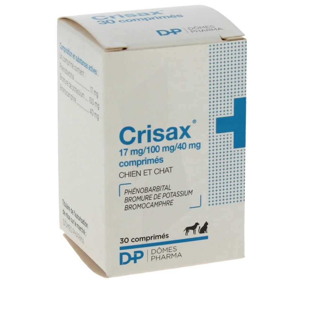 Crisax 17 Mg/100 Mg/40 Mg Comprimes Pour Chiens Et Chats, Comprimé