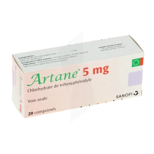 Artane 5 Mg, Comprimé