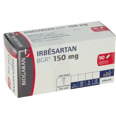 Irbesartan Bgr 150 Mg, Comprimé Pelliculé à MONTEUX