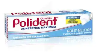 Corega Polident Adherence Maximum Gout Neutre, Tube 40 G à SAINT-CYR-SUR-MER