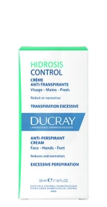 Ducray Hidrosis Control Crème Visage Mains Et Pieds 50ml