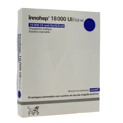 Innohep 18 000 Ui Anti-xa/0,9 Ml, Solution Injectable En Seringue Préremplie à Osny