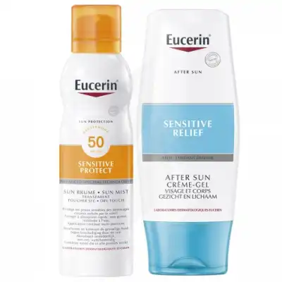 Eucerin Sun Sensitive Protect Spf50 Coffret Brume à SAINT-PRYVÉ-SAINT-MESMIN