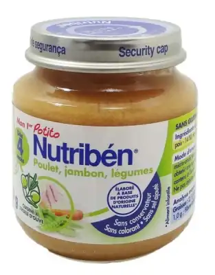 Nutribén Potitos Alimentation Infantile Poulet Jambon Légumes Pot/130g à GRENOBLE