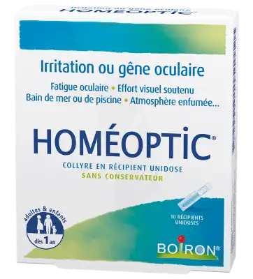Boiron Homéoptic Collyre En Récipient Unidoses 10 Unidoses/0,4ml à Saint-Médard-en-Jalles
