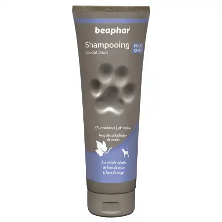 Beaphar Shampooing Chiots Extraits De Fleurs De Coton & Fleurs D'oranger 250ml