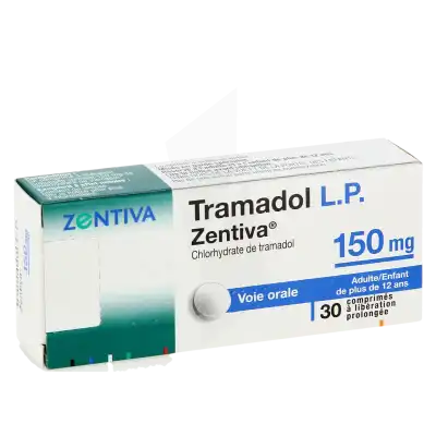 Tramadol Zentiva Lp 150 Mg, Comprimé à Libération Prolongée à NANTERRE