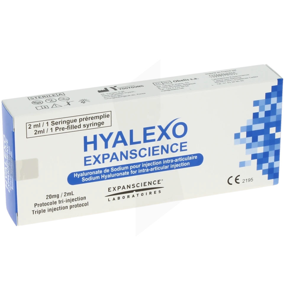 Hyalexo Expanscience Solution Injectable 1 Seringue Préremplie/2ml