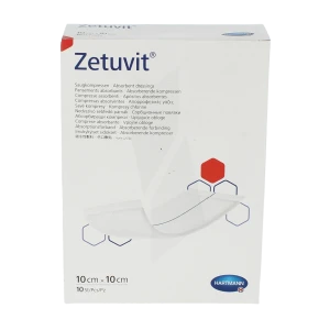 Zetuvit® Pansement Absorbant         10 X 10 Cm - Boîte De 10