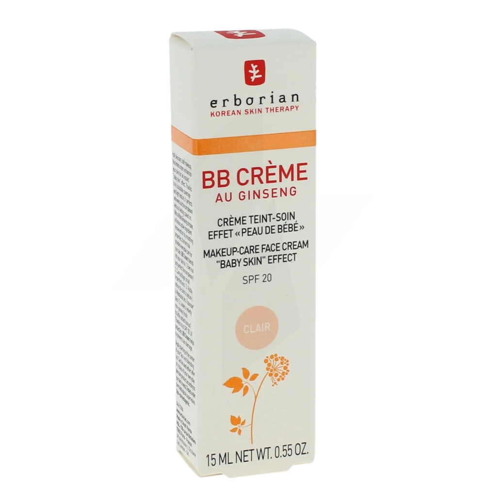 Erborian Bb Crème Au Ginseng Clair T/15ml