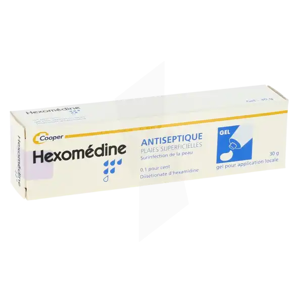 Hexomedine 0,1 Pour Cent, Gel Pour Application Cutanée