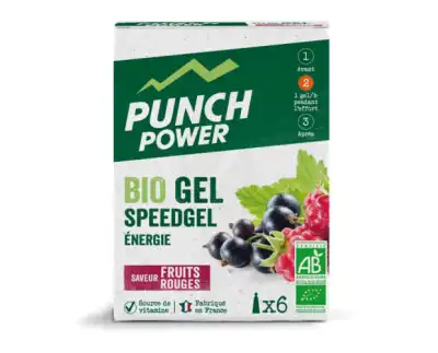 Punch Power Speedgel Gel Fruits Rouges 6t/25g à Chelles