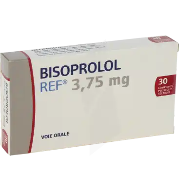 Bisoprolol Ref 3,75 Mg, Comprimé Pelliculé Sécable à LE LAVANDOU