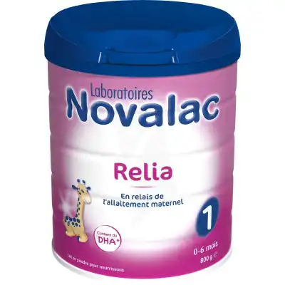 Novalac Relia 1 Lait En Poudre 1er âge B/800g à La Lande-de-Fronsac