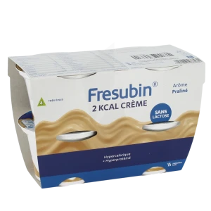 Fresubin 2 Kcal Crème Nutriment Praliné 4pots/200g