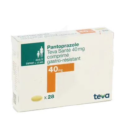 Pantoprazole Teva Sante 40 Mg, Comprimé Gastro-résistant à TOULOUSE