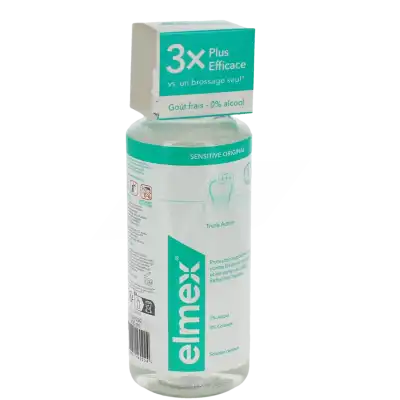 Elmex Sensitive Bain De Bouche Fl/400ml à Chaumontel