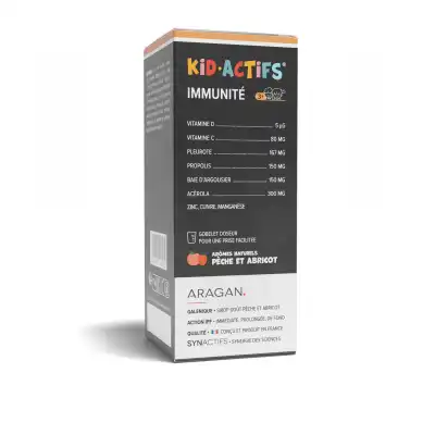 Aragan Synactifs Kidactifs Immunite 125ml à Angers