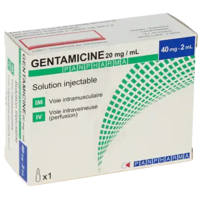 Gentamicine Panpharma 40 Mg, Solution Injectable à LIEUSAINT