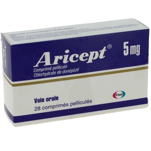 Aricept 5 Mg, Comprimé Pelliculé